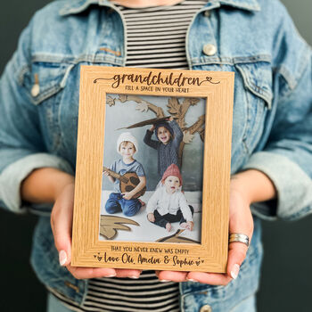 Personalised Grandchildren Picture Frame Grandma Gift, 7 of 10