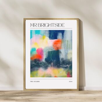 The Killers Mr Brightside Abstract Song Painting Art Print, 2 of 3