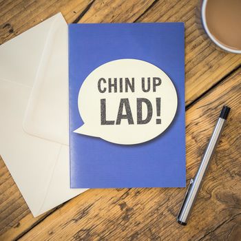 Chin Up Lad Card, 2 of 2