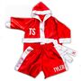 Personalised Boxing Gown And Short Set Kids And Baby, thumbnail 5 of 6