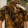 Black Cotton Batik Shirt, thumbnail 7 of 8