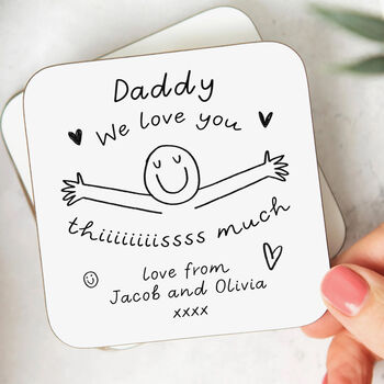 Personalised Mug 'Dad Love You This Much', 4 of 4