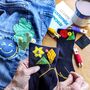 Daddy And Me Twinning Socks Craft, Repair, Upcycle Kit, thumbnail 1 of 7