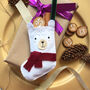 Sew Your Own Pablo Polar Bear Stocking Felt Sewing Kit, thumbnail 2 of 9