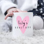 Children's Personalised Money Box Pink Heart, thumbnail 1 of 7