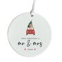 First Xmas Married Ornament Keepsake Couples Tree Decoration, thumbnail 2 of 4