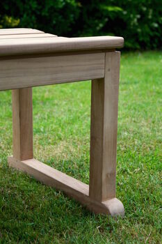 Backless Wooden Bench, 6 of 10