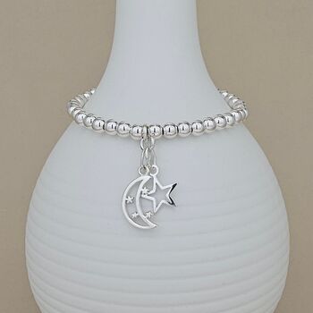 Personalised Children's Eid Moon And Star Bracelet, 3 of 5