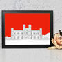 Leeds Castle Architectural Drawing Print, thumbnail 5 of 10