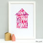 Personalised Love Builds… New Home Print, thumbnail 2 of 11