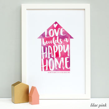 Personalised Love Builds… New Home Print, 2 of 11