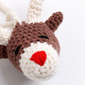 Reindeer And Christmas Star Garland Crochet Kit, 6 of 10