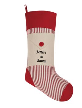 Personalised Letters To Santa Envelope Stocking, 2 of 2