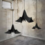 Black Bat Halloween Hanging Decorations X Three, thumbnail 1 of 5