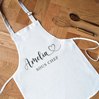 Personalised Apron Mum Daughter Aprons, 3 of 3