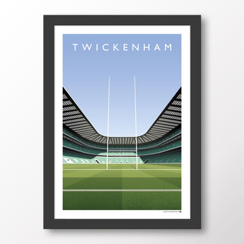 Twickenham Stadium England Rugby Poster, 7 of 7