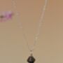 Aurora Rhombus Obsidian Necklace, thumbnail 4 of 11