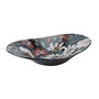 Twilight Bloom Glass Large Oval Bowl In Gift Box, thumbnail 3 of 3