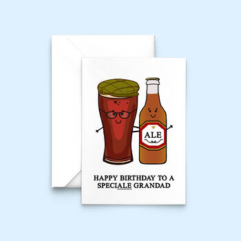 Funny Beer Birthday Card For Grandad, 2 of 2