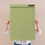 2027 Year Wall Planner | Portrait | Matcha, thumbnail 1 of 4