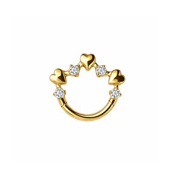Hearts Desires 8mm Titanium Daith Hoop, 3 of 5
