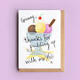 Thanks For Pudding Up With Me Mother's Day Card, thumbnail 1 of 5