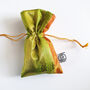 Mini Sari Gift Bag With Drawstring, Reusable Pouch, thumbnail 9 of 10