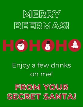 Personalised Christmas Craft Lager Gift, 2 of 11