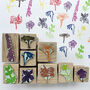 Wildflower Rubber Stamp Set, thumbnail 1 of 7