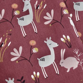 Pink Deer And Bunny Children's Skirt, 4 of 4