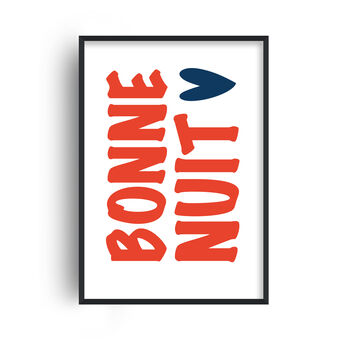 Bonne Nuit French Retro Art Print, 6 of 9