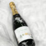 Personalised Snowy Scene Champagne, thumbnail 1 of 6