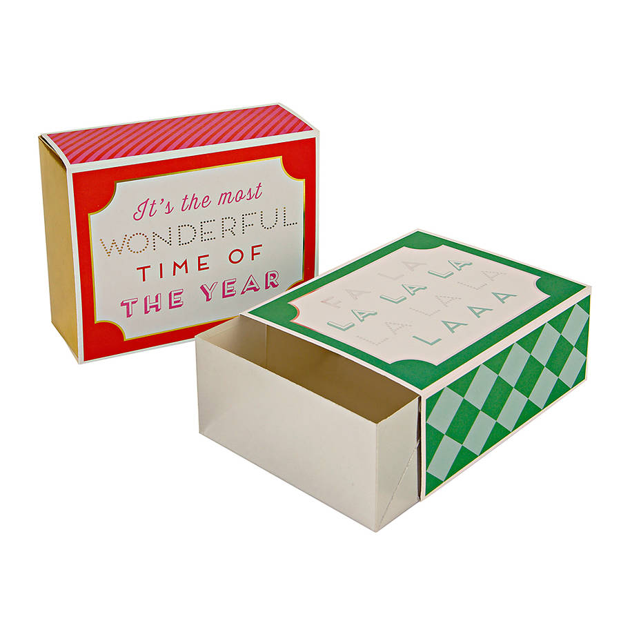 Large Match Box Style Christmas Gift Boxes By Milly Bee