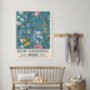 Kew Gardens Blue Flower Art Print, thumbnail 3 of 3