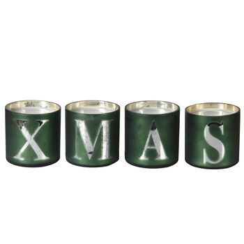 Set Of Four Gift Boxed 'Xmas' Scented Candles, 7 of 7