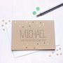 Personalised 'Be My Page Boy' Gold Dots Wedding Card, thumbnail 3 of 4