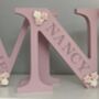 Wooden Letters Nursery Decor New Baby Gift, thumbnail 2 of 8