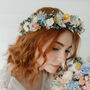 Millie Flower Crown Pastel Wildflower Dried And Preserved Wedding Halo, thumbnail 2 of 5