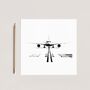 Boeing 777 – Hand Drawn Aviation Greeting Card Illustration, thumbnail 1 of 6