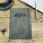 Personalised Dad's Notes And Bad Jokes Notebook, thumbnail 1 of 3