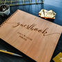 Personalised Engraved Wooden Wedding Guest Book, thumbnail 6 of 9