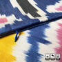 Handwoven Multicoloured Ikat Cushion Cover, thumbnail 2 of 9