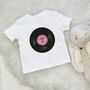 'Totally Awesome Records' Personalised Baby T Shirt, thumbnail 2 of 5