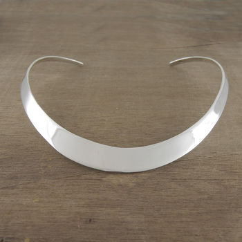 Solid Sterling Silver Classic Choker, 5 of 6