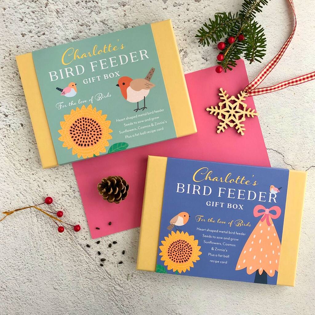 Heart Shaped Bird Feeder With Flower Seeds, 1 of 9