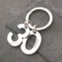 Sterling Silver Number Key Ring, thumbnail 5 of 8