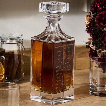 Personalised Christmas Advent Calendar Decanter Gift, 2 of 10