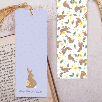 Bunny Rabbit Bookmark With Coloured Tassel, 2 of 3