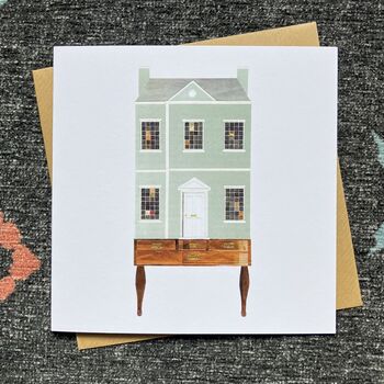 Georgian Dolls' House Greetings Card, 3 of 4