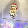 Traditional Christmas Santa Glass Bauble, thumbnail 2 of 2